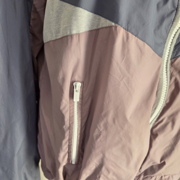 Garage Women's Pink and Gray Bomber Jacket Size L - Picture 4 of 5